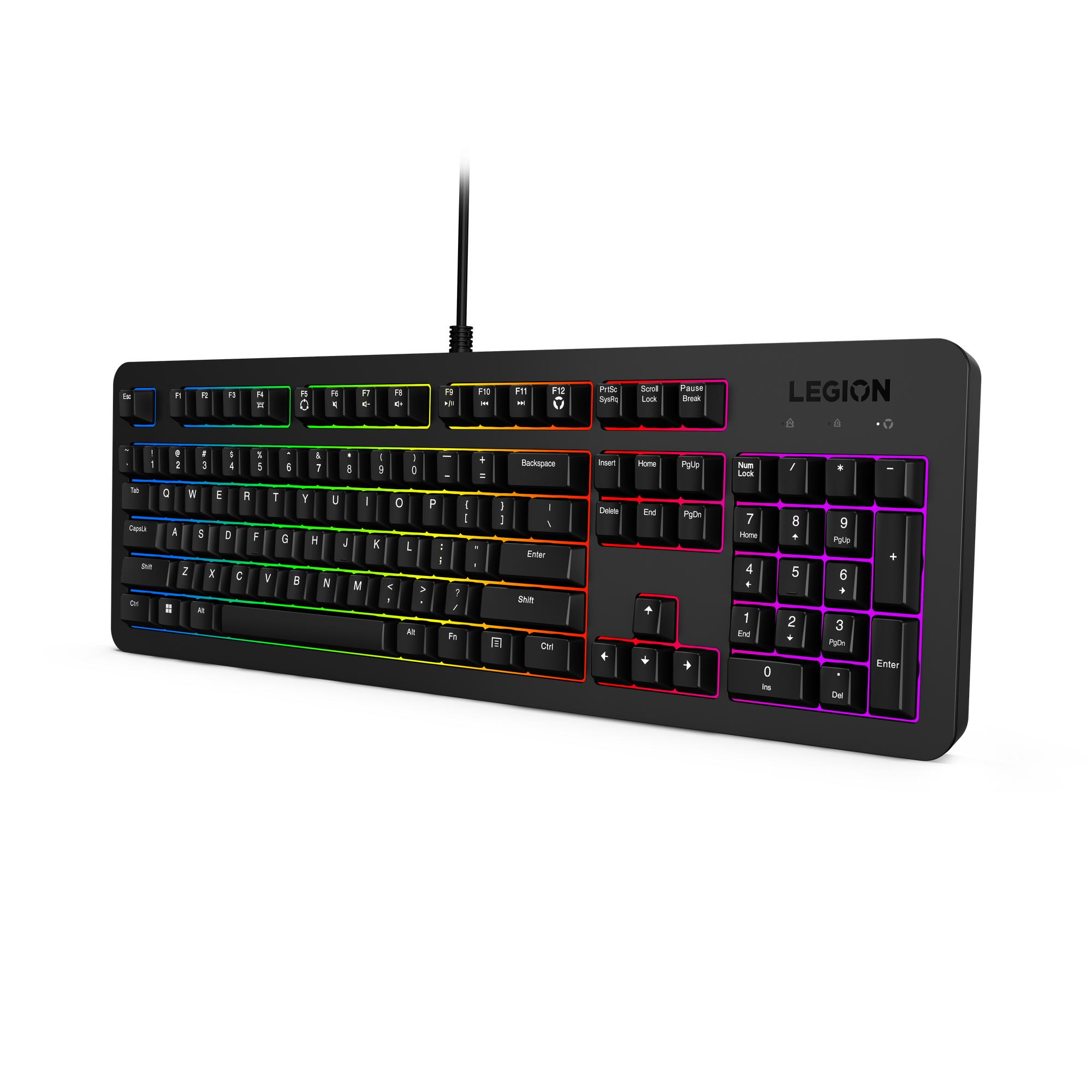 TECLADO GAMER LENOVO  RGB KM310  LEGION ESPAÑOL - 1