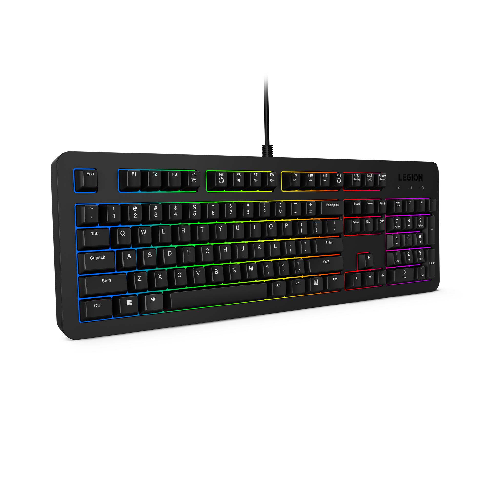 TECLADO GAMER LENOVO  RGB KM310  LEGION ESPAÑOL - 4