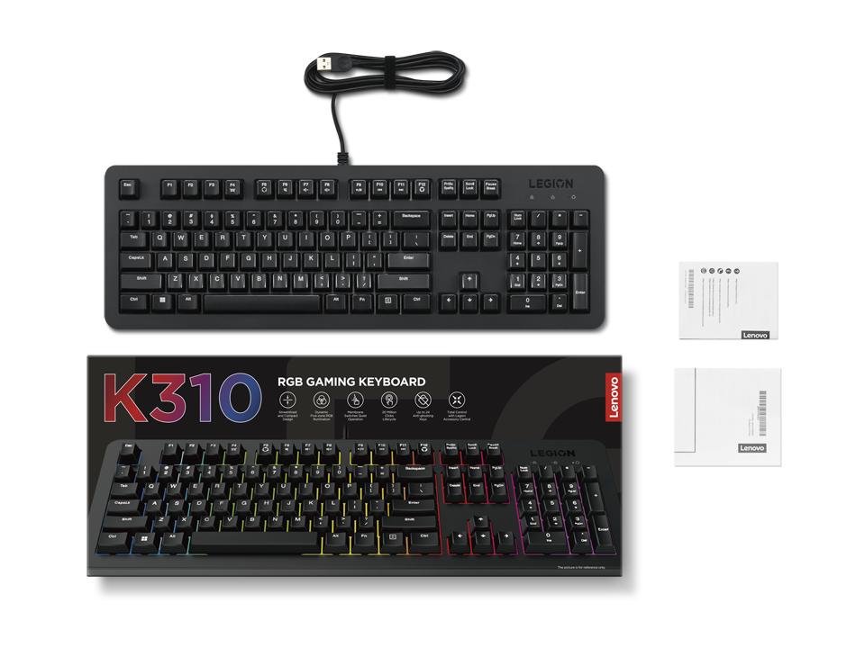 TECLADO GAMER LENOVO  RGB KM310  LEGION ESPAÑOL - 5