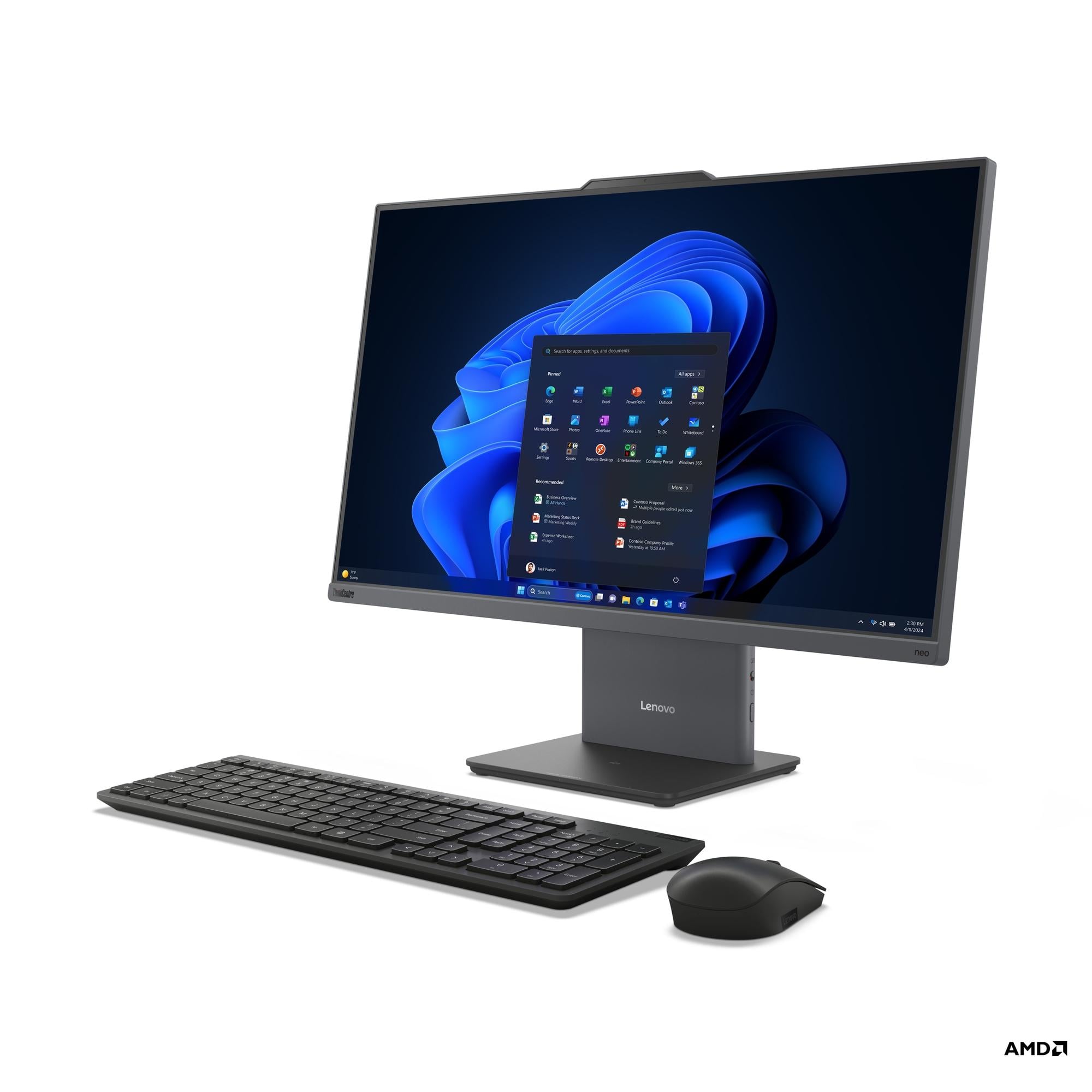 ALL IN ONE THINKCENTRE NEO 55A AMD RYZEN 7 16GB RAM 512GB SSD 23.8' FHD - 1