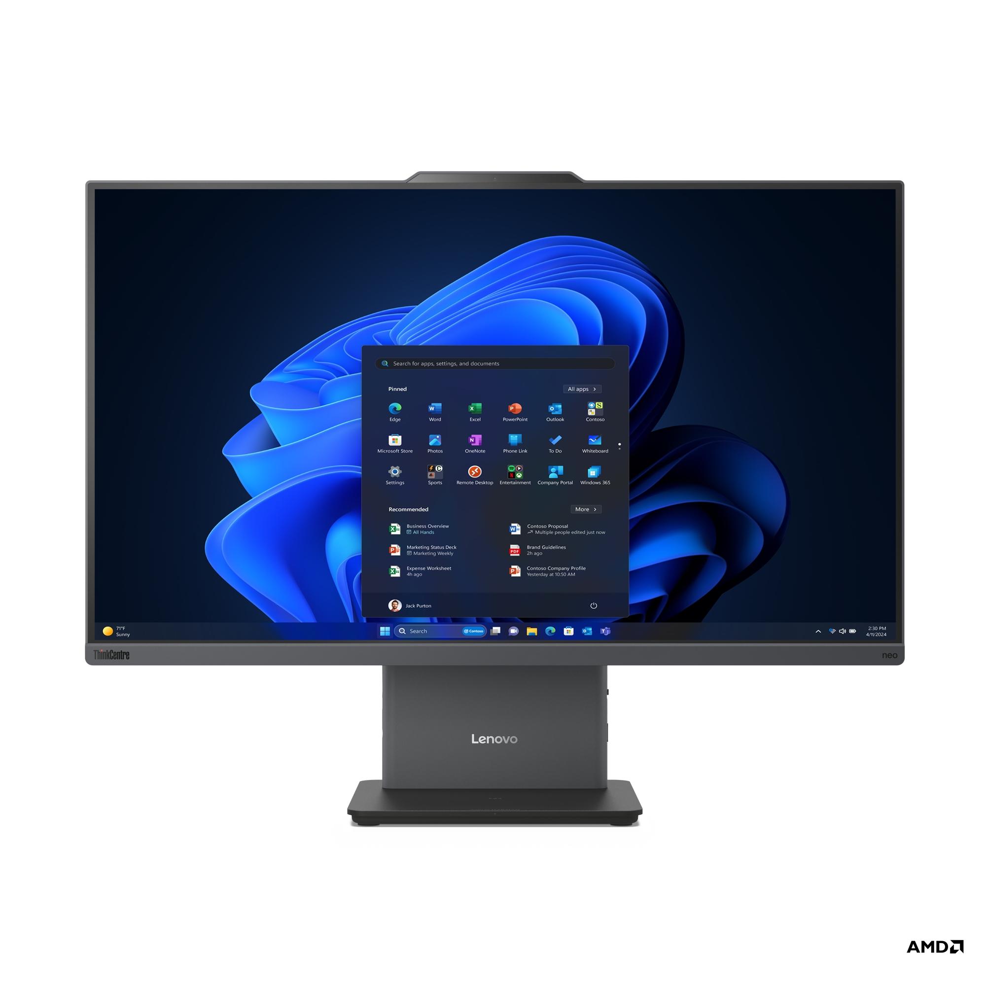 ALL IN ONE THINKCENTRE NEO 55A AMD RYZEN 7 16GB RAM 512GB SSD 23.8' FHD - 2