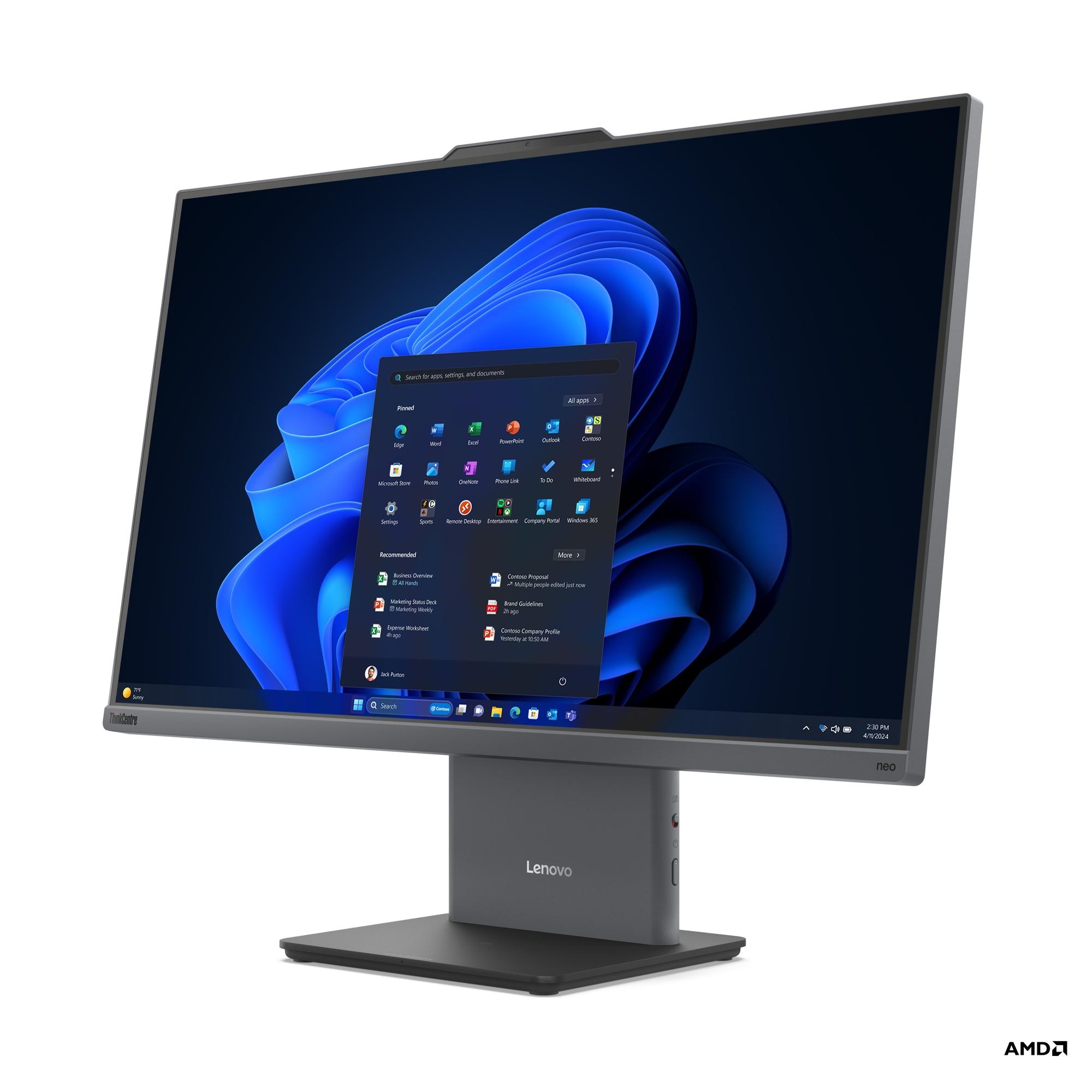 ALL IN ONE THINKCENTRE NEO 55A AMD RYZEN 7 16GB RAM 512GB SSD 23.8' FHD - 3