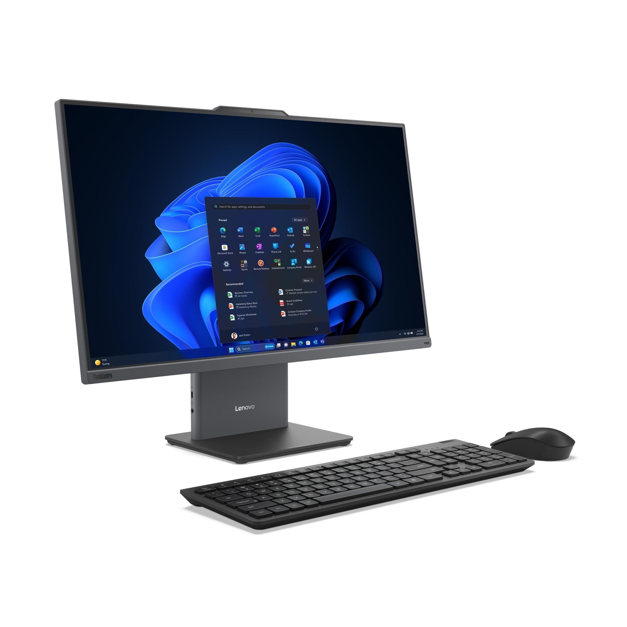 ALL IN ONE THINKCENTRE NEO 50A INTEL CORE ULTRA 7 16 GB RAM 512GB SSD 23.8' FHD - 1