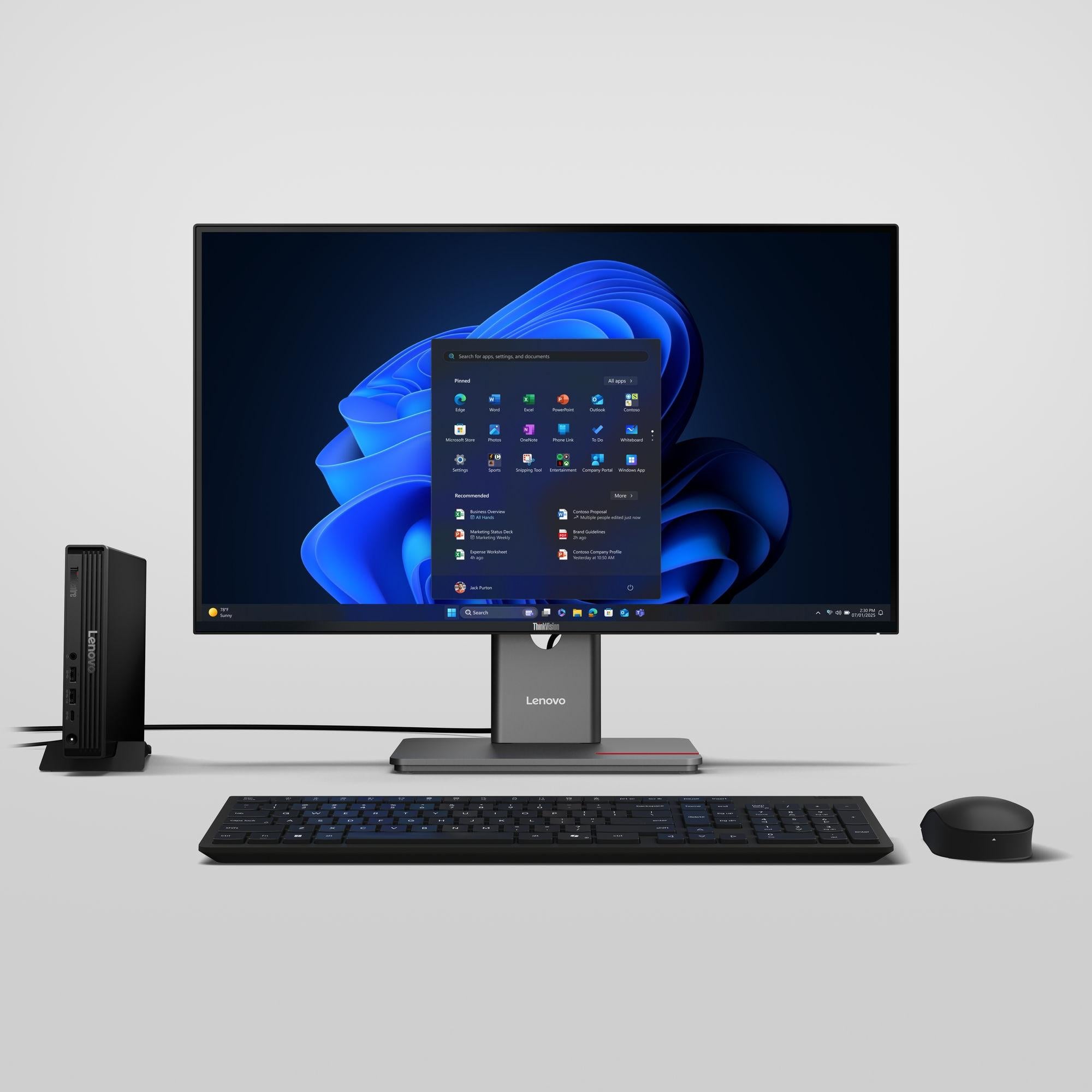 TORRE CPU THINKCENTRE M70Q INTEL CORE ULTRA 5 16GB RAM 512GB SSD - 7