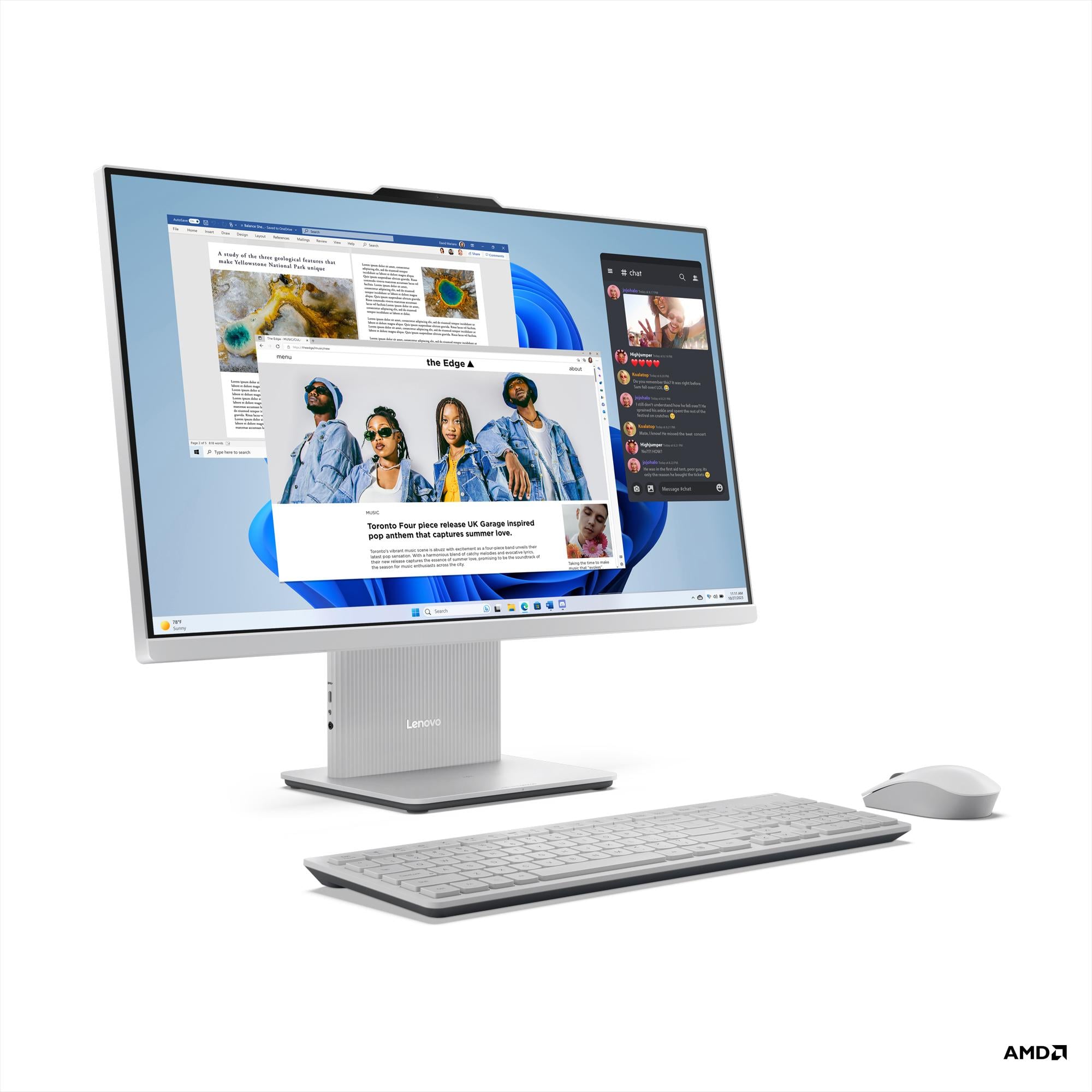 AIO LENOVO IDEACENTRE GEN 10 RYZEN AI 7 16GB 512 GB 27' FHD - 3