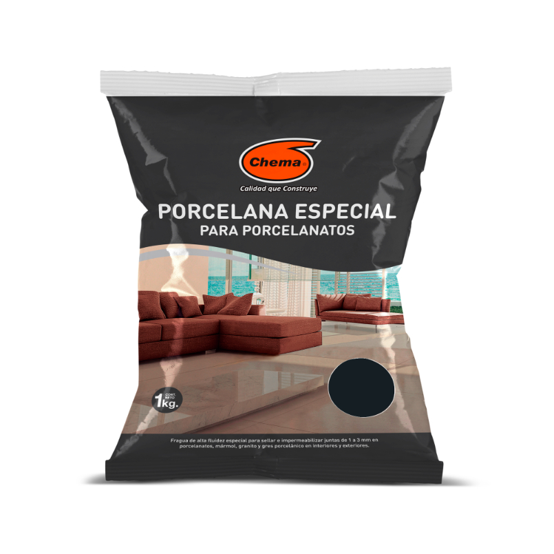 PORCELANA ESPECIAL P/PORC. BLACK - KILO - 1