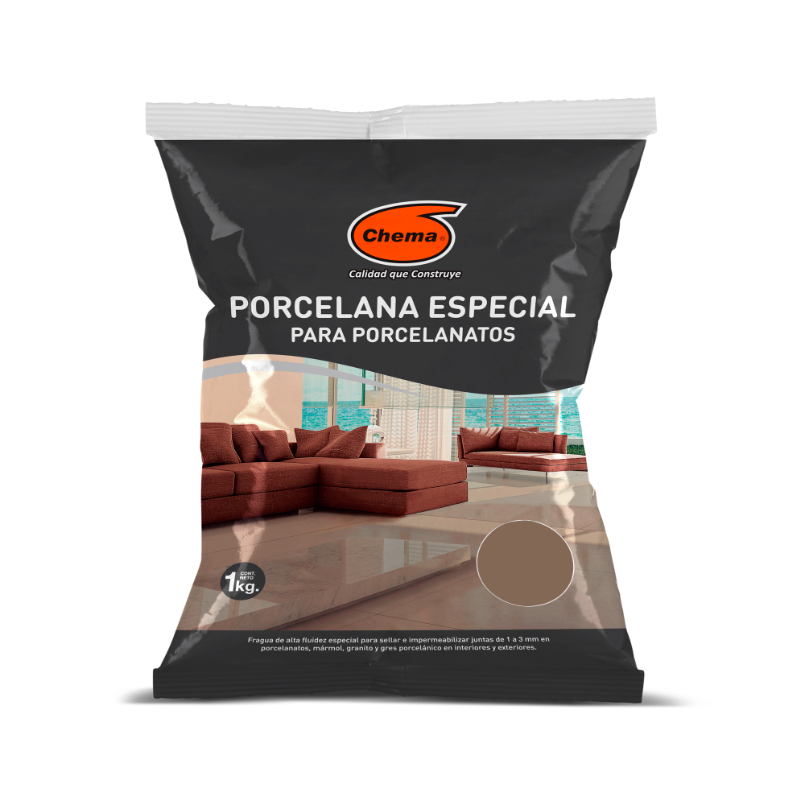 PORCELANA ESPECIAL P/PORC. SIPO MARRON - KILO - 1