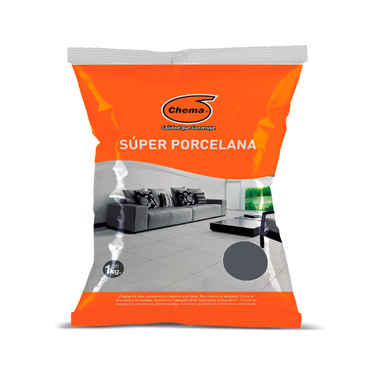 SUPER PORCELANA GRIS OSCURO - 1 KILO - 1