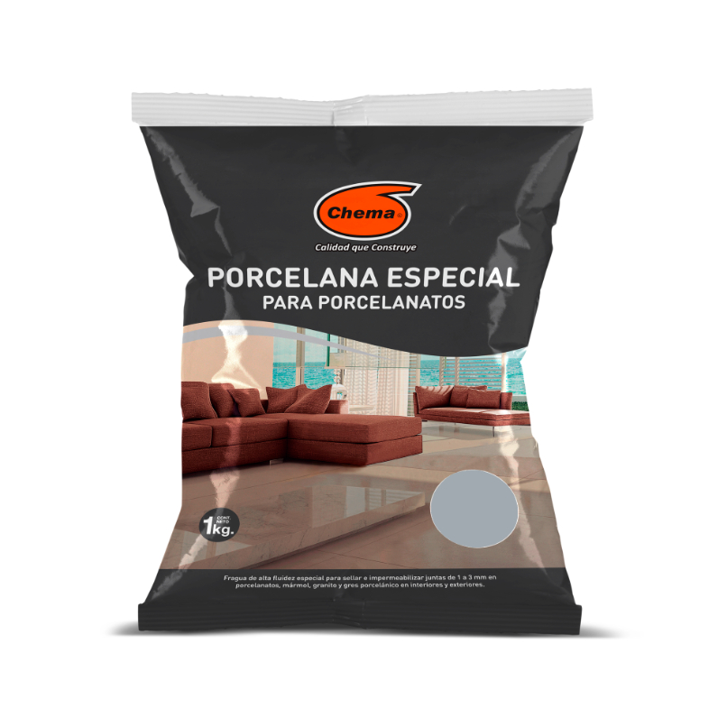 PORCELANA ESPECIAL P/PORC. GRIS PLATA - KILO - 1