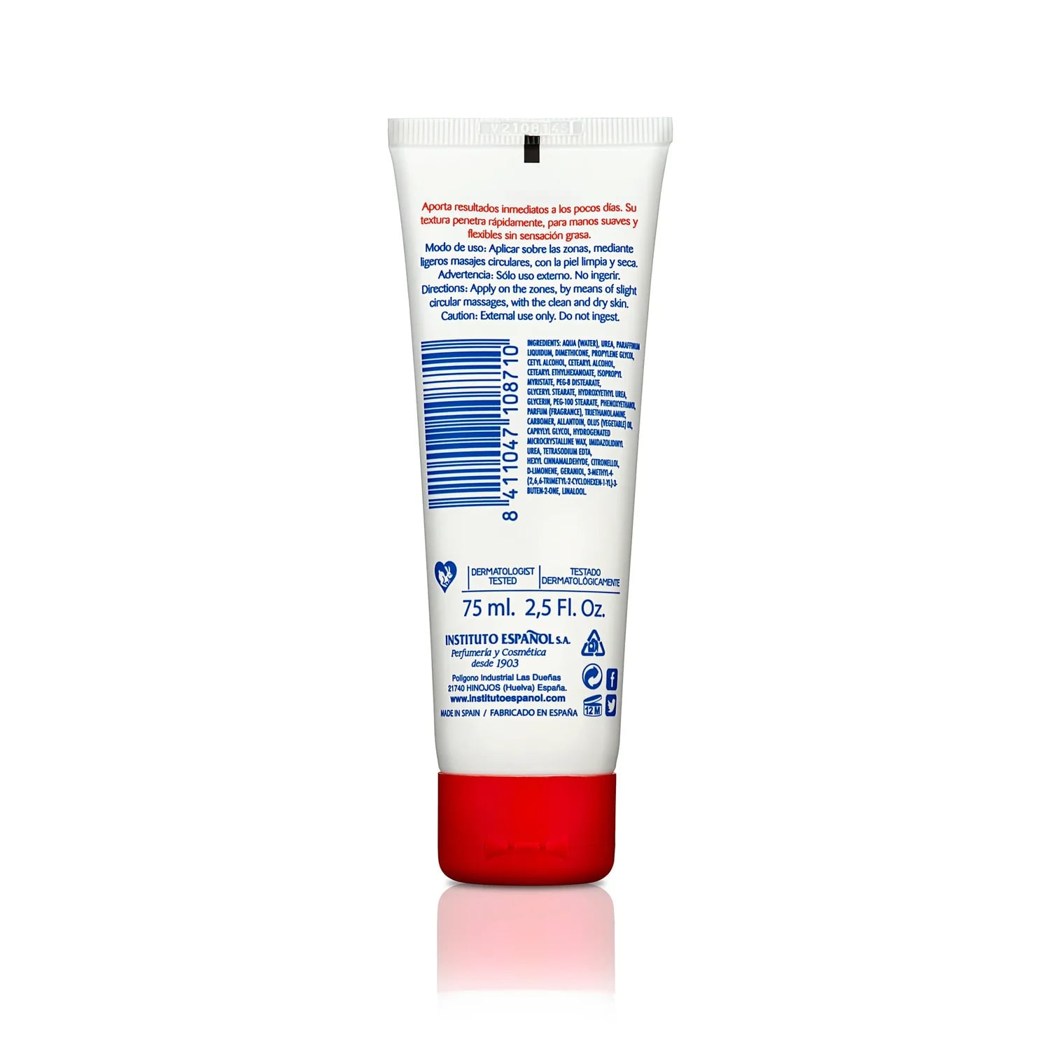 PACK 3 CREMA CORPORAL INSTITUTO ESPAÑOL REPARADORA AVANZADA UREA 20% 75 ML - 3