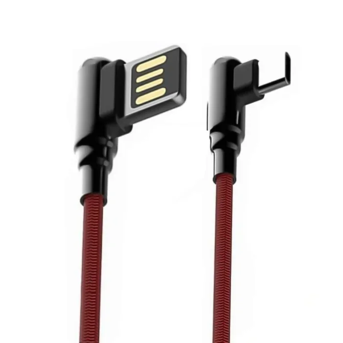 CABLE LDNIO GAMING DE DATOS CARGA RÁPIDA ÁNGULO DE 90 ° TYPE-C LS422 - 3