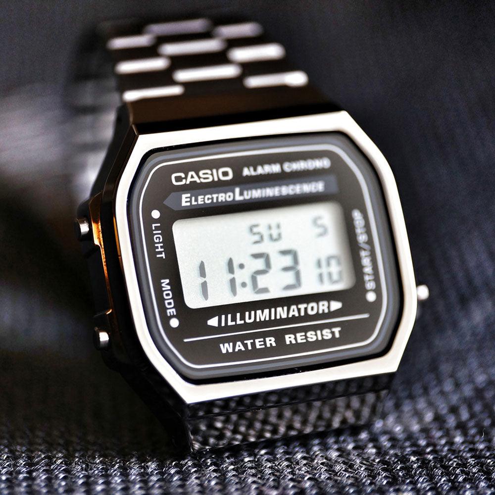 RELOJ CASIO UNISEX DIGITAL A168WGG-1A VINTAGE GRIS - 3