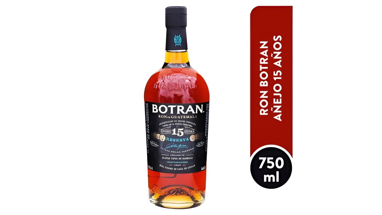 RON BOTRAN RESERVA 15 AÑOS 750ML - 1