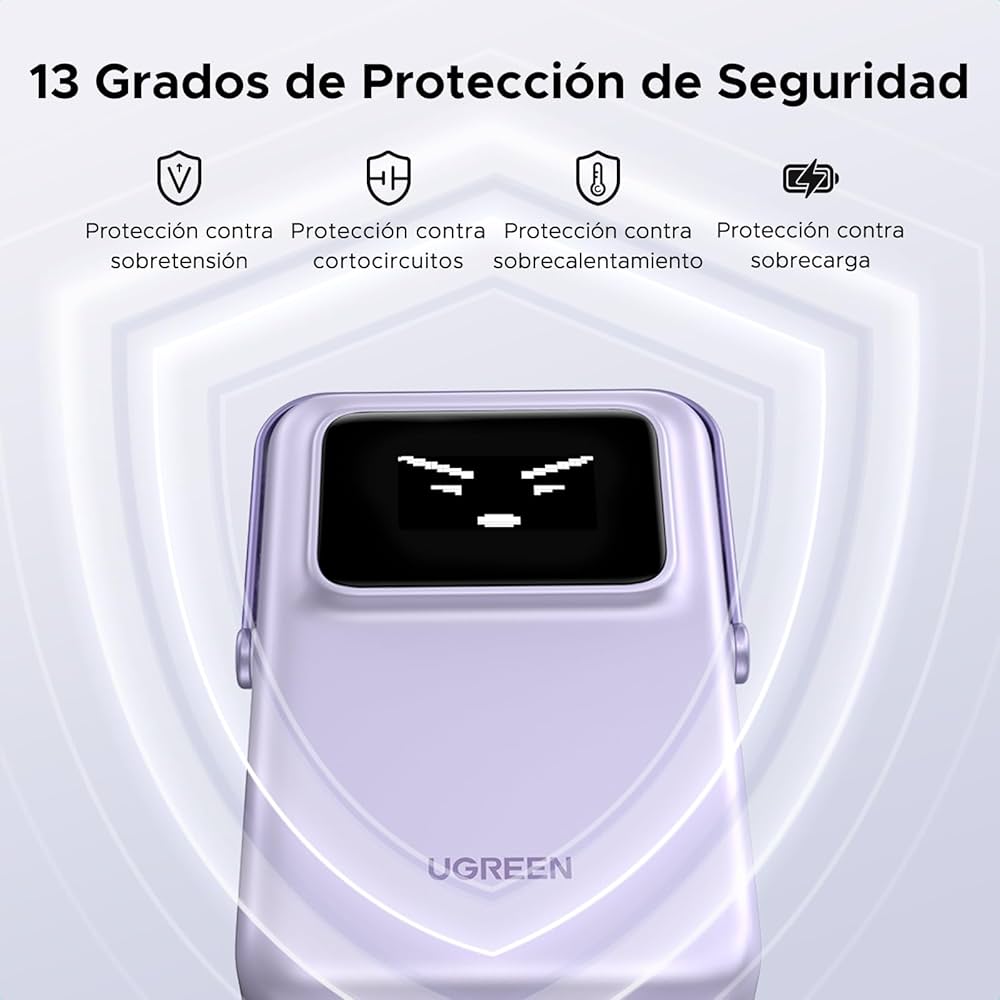 UGREEN POWER BANK INALÁMBRICO 10000MAH 20W PD 7.5W QI 45326 - 3