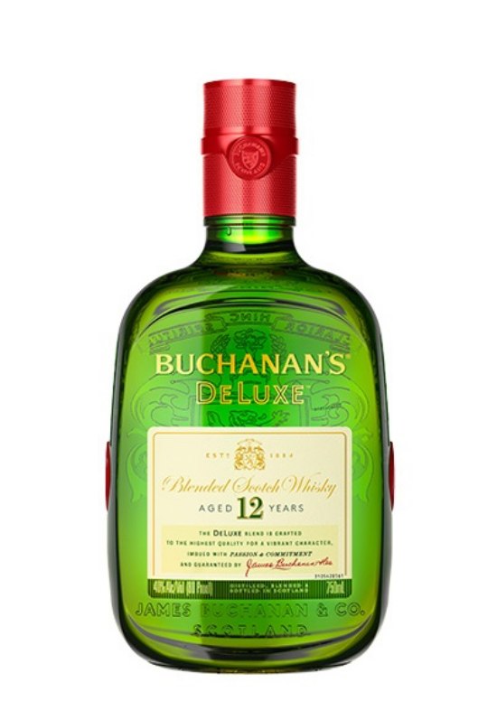 WHISKY BUCHANANS DELUXE 12 AÑOS 1 LITRO - 1