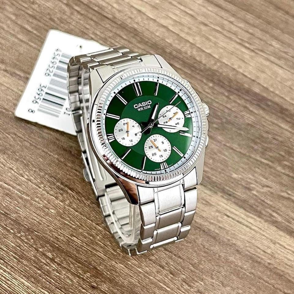 RELOJ CASIO MTP-1375D-3A ACERO HOMBRE PLATEADO - 3