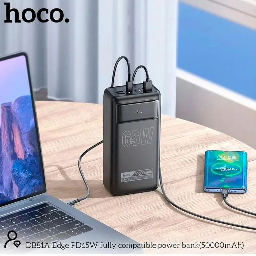 POWER BANK HOCO DB81A 50000 MAH CARGA RAPIDA 65W - 4