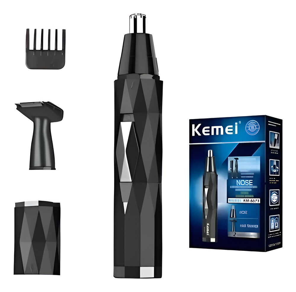 KEMEI CORTADORA DE VELLO 2 EN 1 NARIZ OREJA PATILLAS KM-6673 - 1
