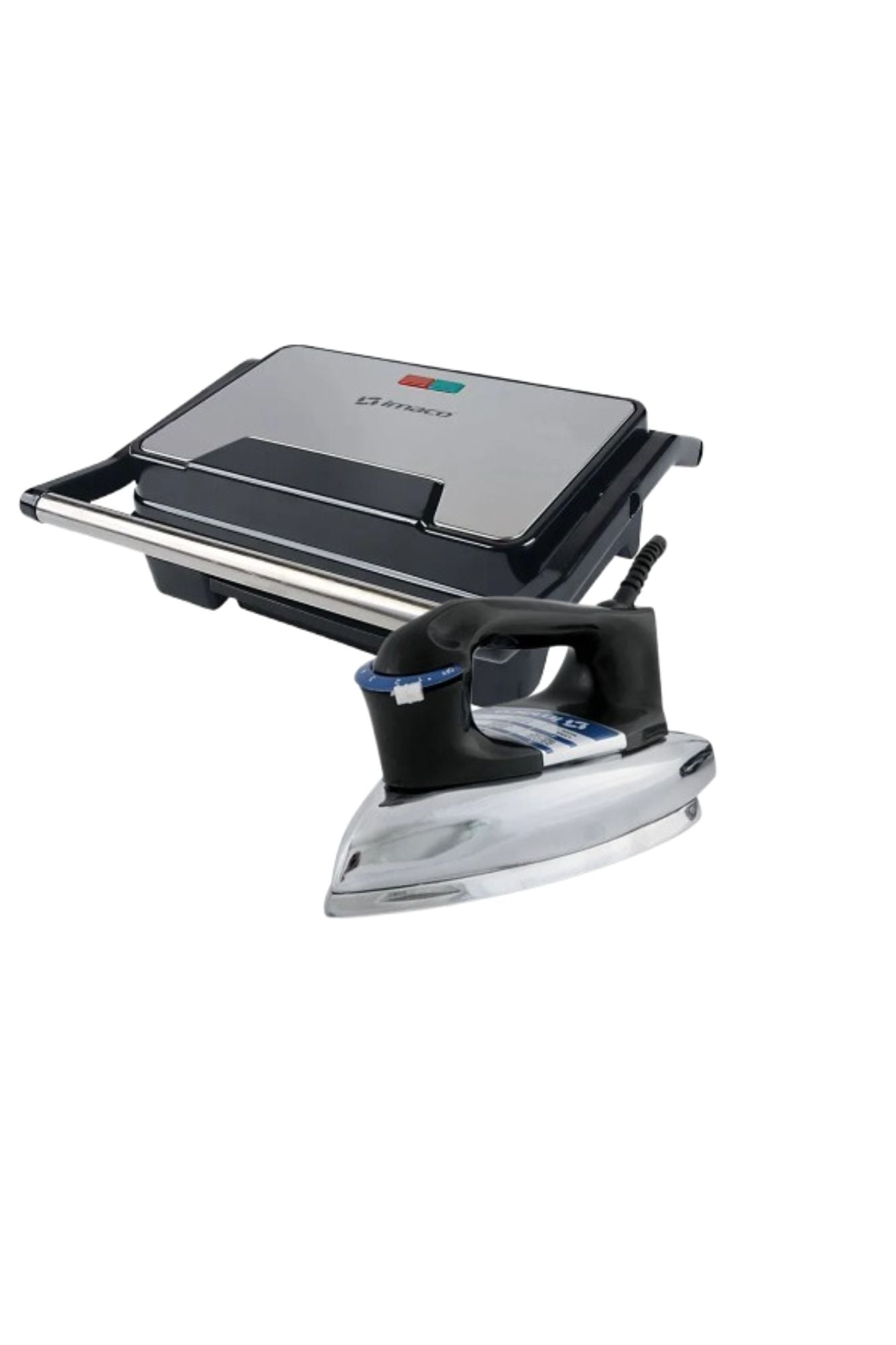 COMBO IMACO MINI GRILL PANINI IG2314 + PLANCHA PESADA I1700I - 1