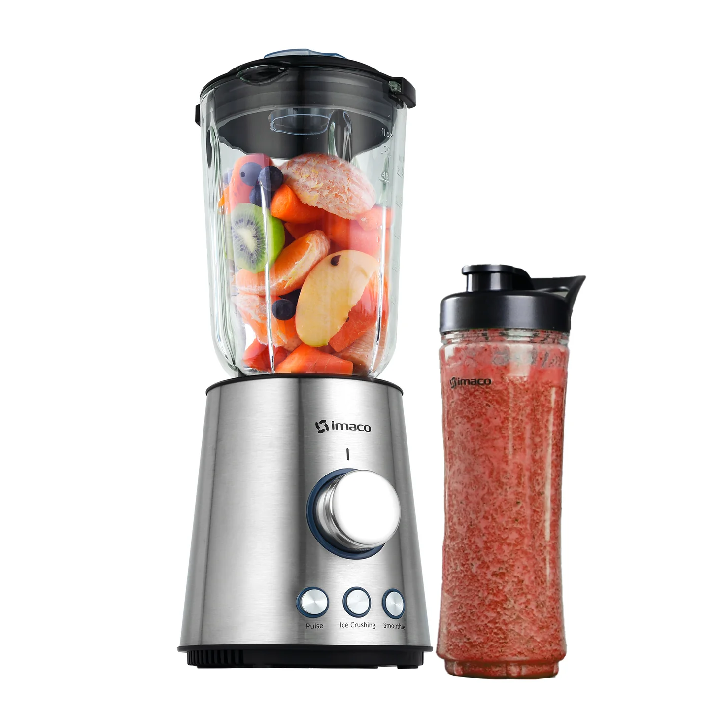 LICUADORA 1.5L AC/INOX VELOCIDAD VARIABLE IMACO BLS860 GRIS - 2
