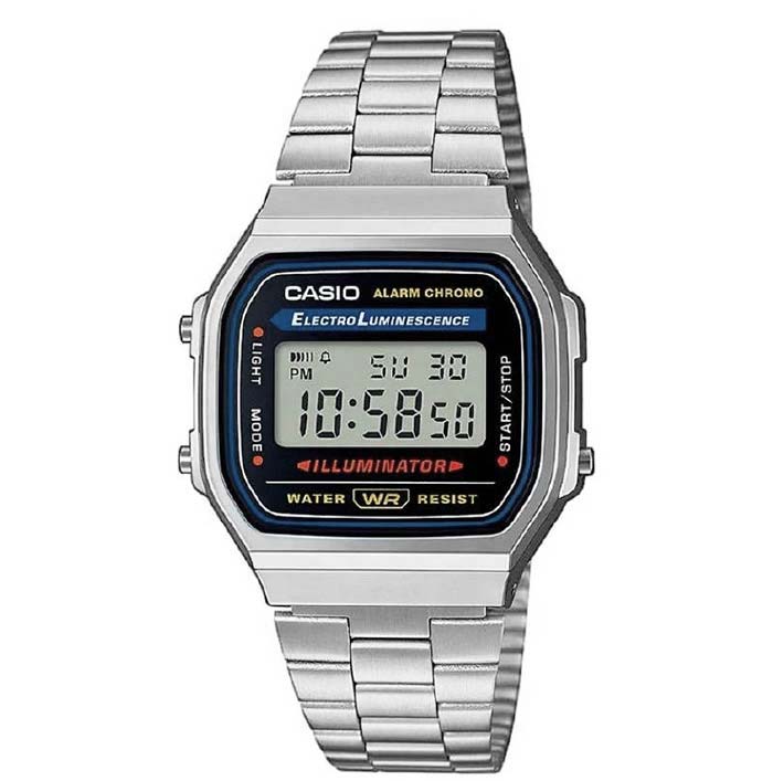 COMBO RELOJ CASIO UNISEX DIGITAL A168WA-1W + DB36-1 - 2
