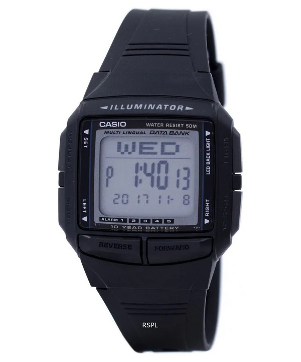 COMBO RELOJ CASIO UNISEX DIGITAL A168WA-1W + DB36-1 - 3