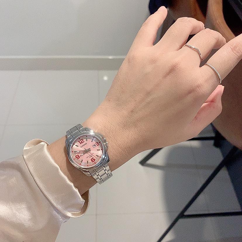 CASIO LTP 1314D 5A ENTICER LADIES ACERO 50MTS- DAMA - 4