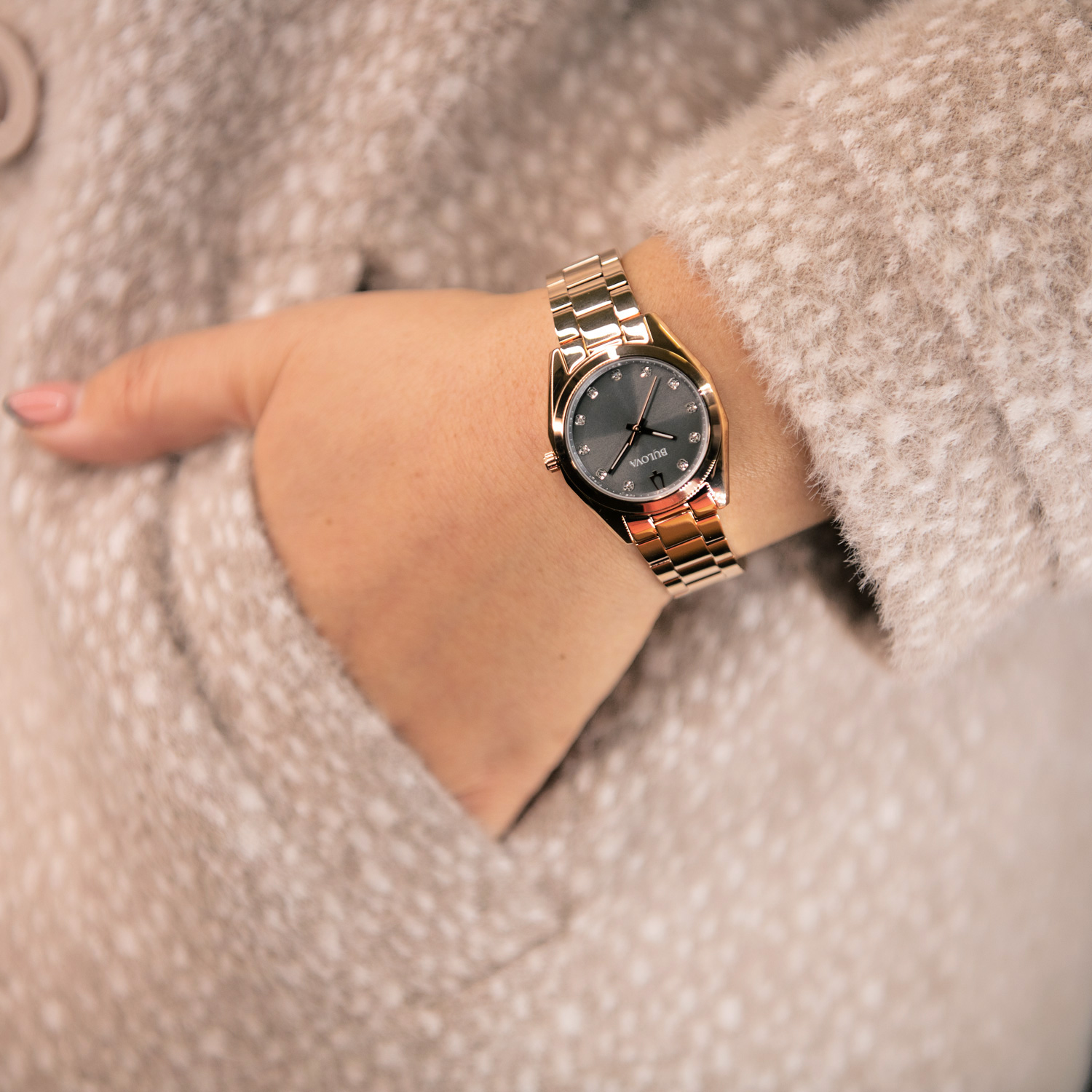 RELOJ MUJER BULOVA SURVEYOR 97P156 ORO ROSA - 3