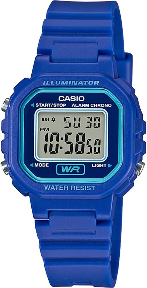 RELOJ CASIO UNISEX LA 20WH-2A COLECCION RETRO AZUL RESINA - 1