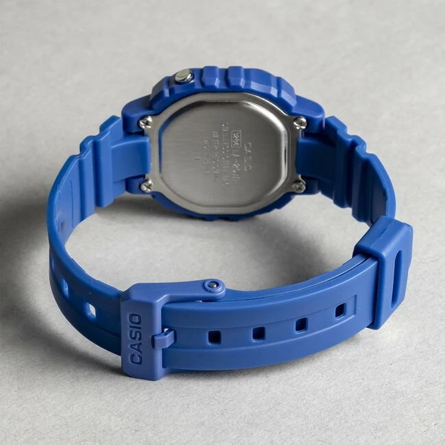 RELOJ CASIO UNISEX LA 20WH-2A COLECCION RETRO AZUL RESINA - 3