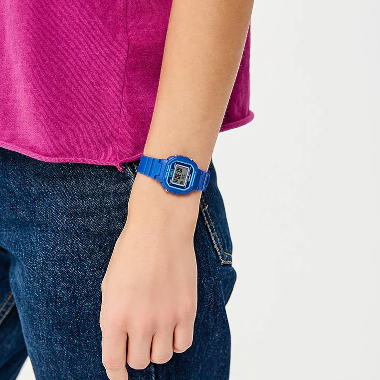 RELOJ CASIO UNISEX LA 20WH-2A COLECCION RETRO AZUL RESINA - 4