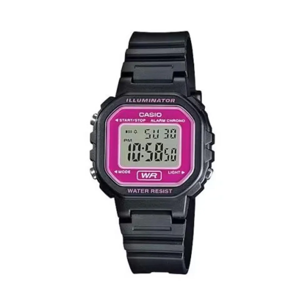 RELOJ CASIO UNISEX LA-20WH-4ADF COLECCION RETRO NEGRO - 1