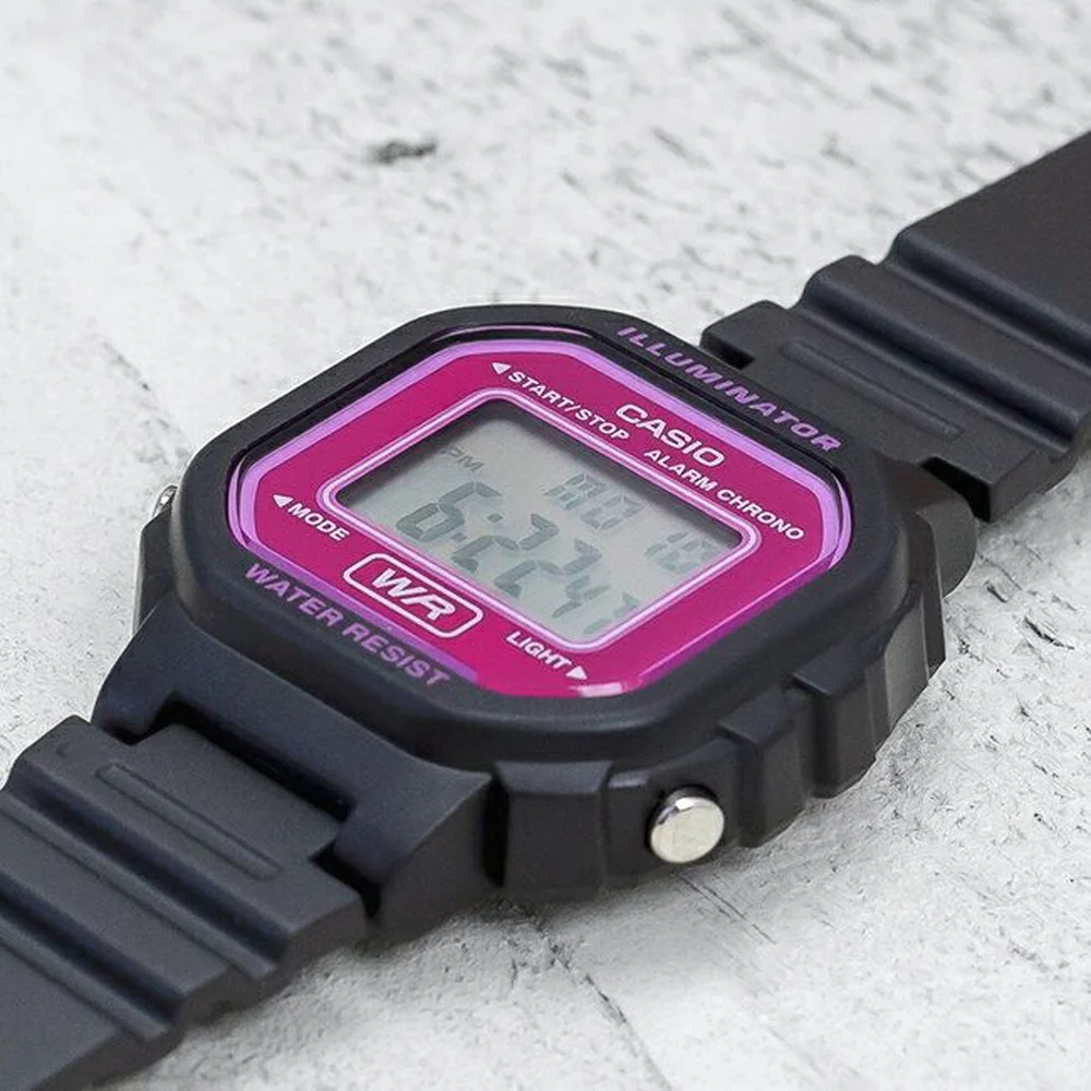 RELOJ CASIO UNISEX LA-20WH-4ADF COLECCION RETRO NEGRO - 3
