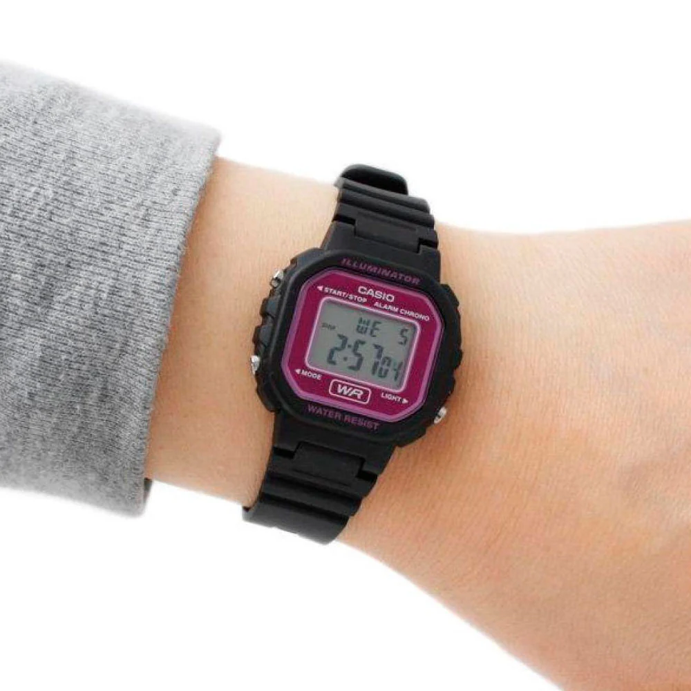 RELOJ CASIO UNISEX LA-20WH-4ADF COLECCION RETRO NEGRO - 4