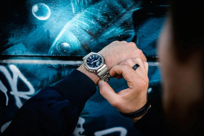 RELOJ CASIO G-SHOCK G-STEEL METAL GM-2110D-3A1DR - AZUL - 4