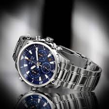 RELOJ BULOVA 96B256 MARINE STAR CRONOGRAFO 100 MTS PLATEADO FONDO AZUL - 4
