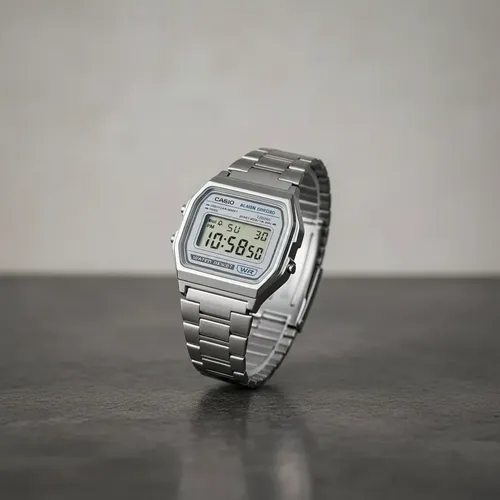 RELOJ CASIO VINTAGE A158WEA-7 - PLATEADO - 2
