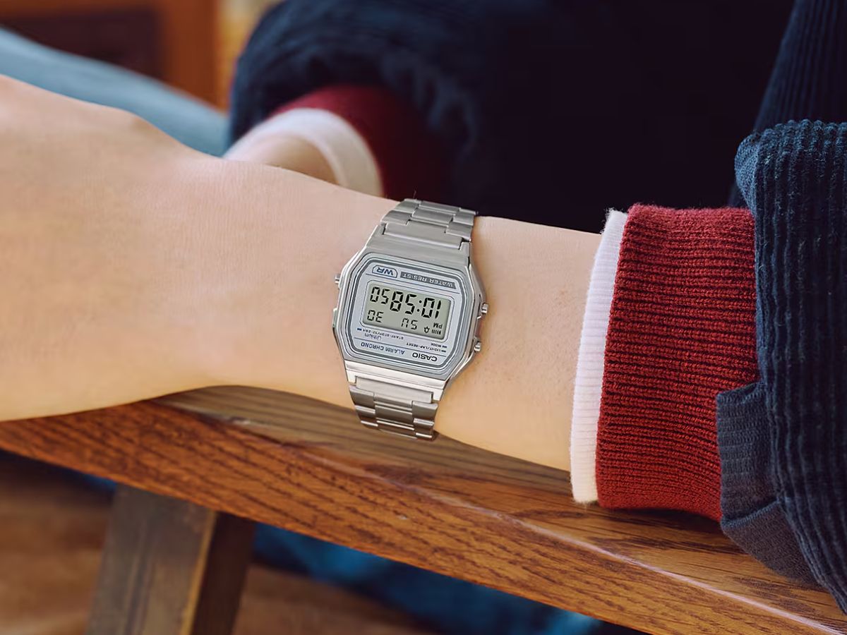 COMBO RELOJ CASIO VINTAGE A158WEA 7A + LA670W-7D - 4