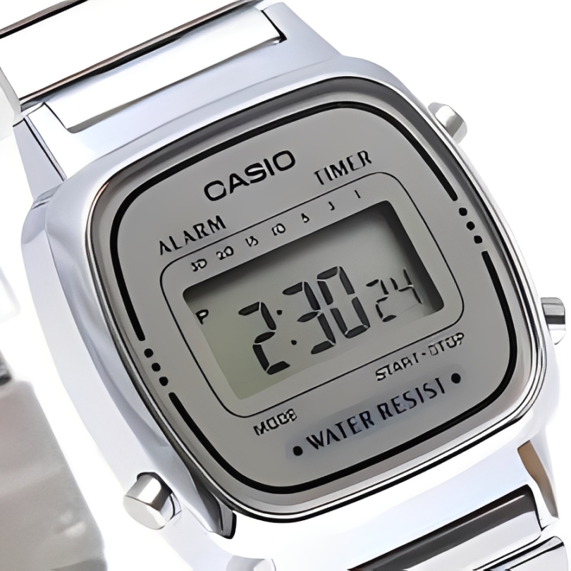 COMBO RELOJ CASIO VINTAGE A158WEA 7A + LA670W-7D - 6