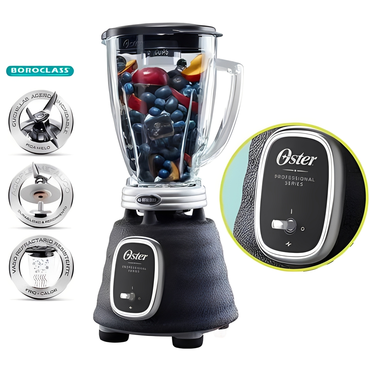 LICUADORA OSTER BLSTBPST 1.5 L PROFESIONAL - NEGRO - 2