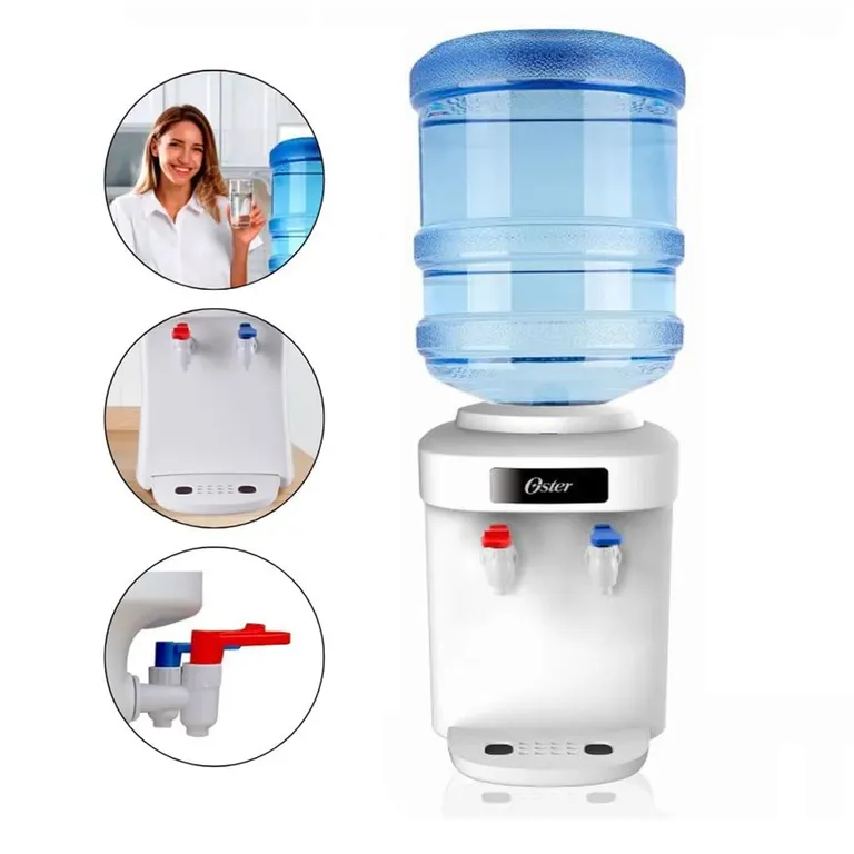 DISPENSADOR DE AGUA OSTER OS-PWD520W AGUA FRIA Y CALIENTE - BLANCO - 2