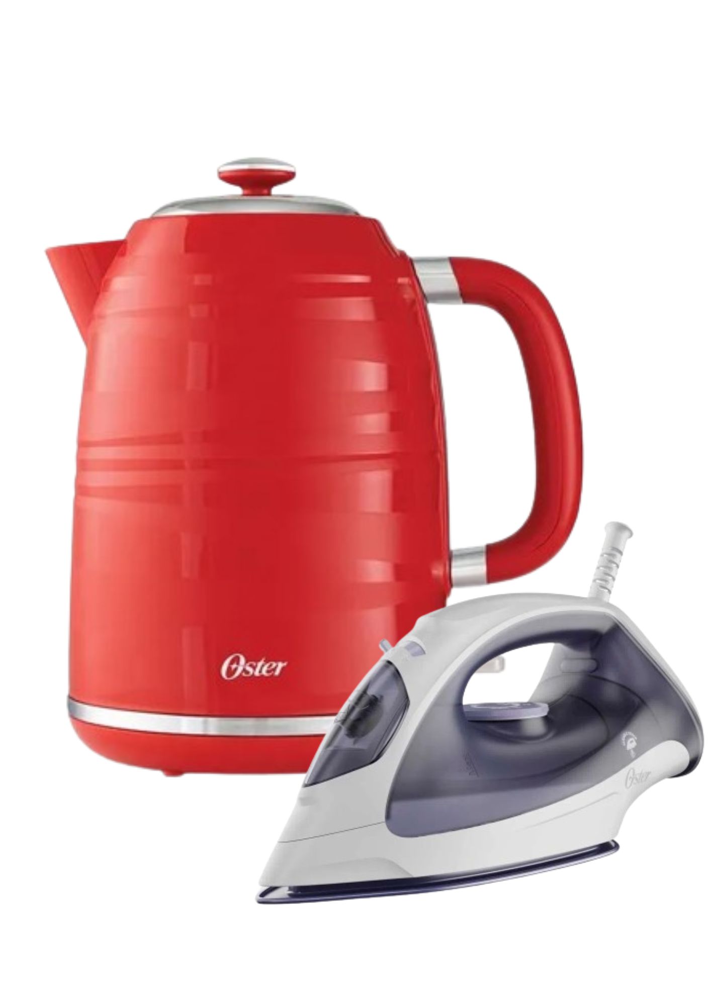 COMBO OSTER HERVIDOR BVSTKT4177R + PLANCHA GCSTBS3802 - 1