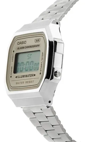 RELOJ PULSERA CASIO A168WA-8AY CORRE DE ACERO - 2