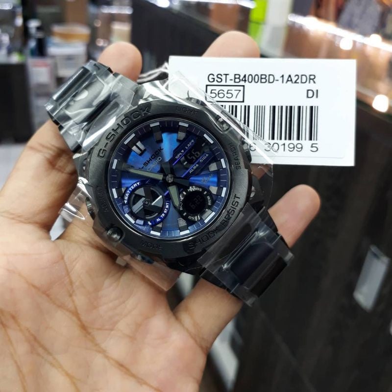 RELOJ CASIO G-SHOCK SOLAR G-STEEL GST-B400BD-1A2DR - NEGRO - 4