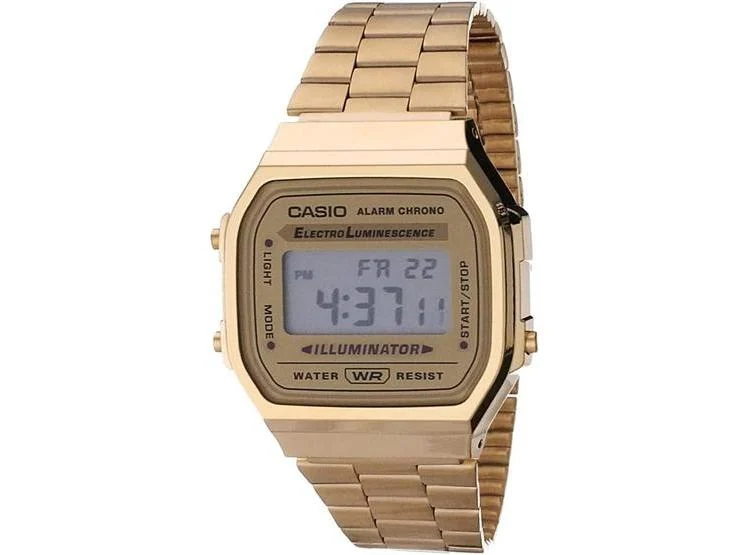 COMBO RELOJ CASIO UNISEX DIGITAL A168WG-9 + A168WA-1W - 2