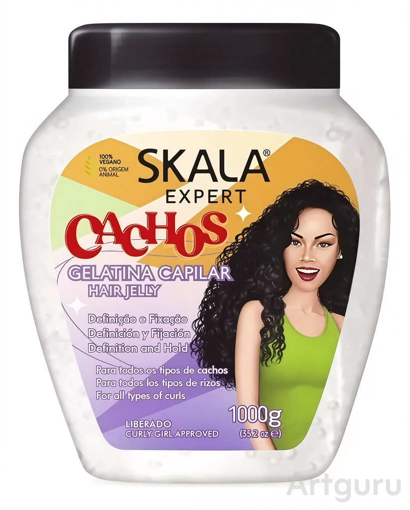 CREMA TRATAMIENTO CAPILAR GELATINA SKALA CACHOS EXPERT 1KG - 1