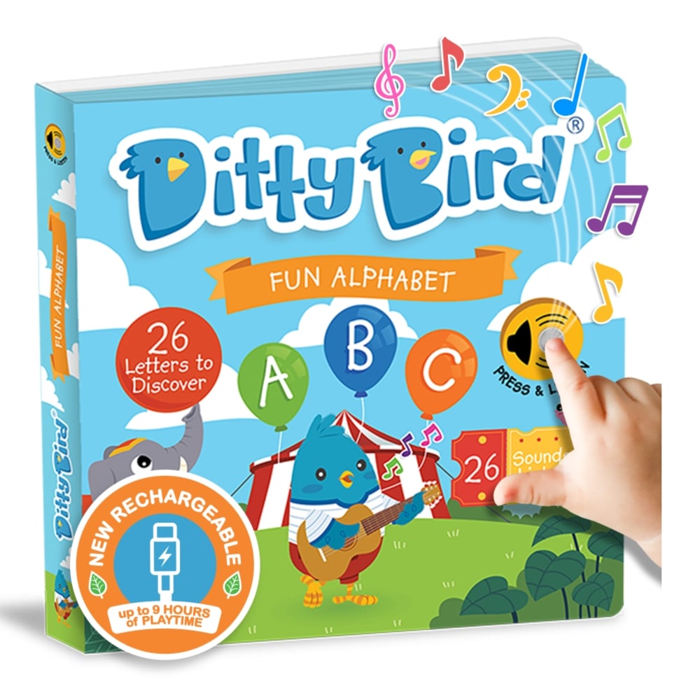 LIBRO INFANTIL ALFABETO DIVERTIDO (INGLÉS) MUSICAL DITTY BIRD - 1