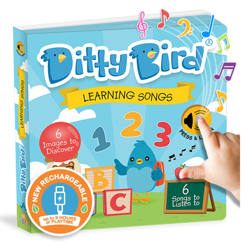 LIBRO INFANTIL CANCIONES PARA APRENDER (INGLÉS) MUSICAL DITTY BIRD - 1