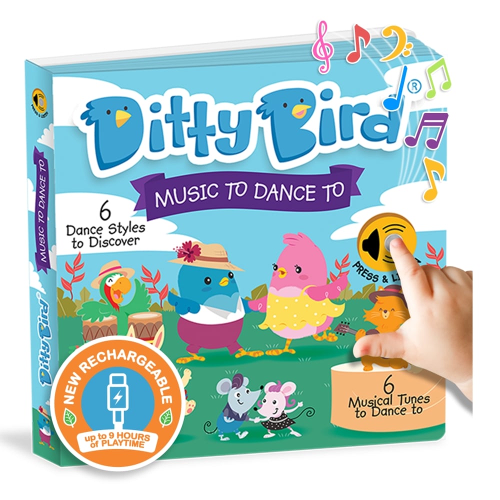 LIBRO INFANTIL MÚSICA PARA BAILAR (INGLÉS) MUSICAL DITTY BIRD - 1