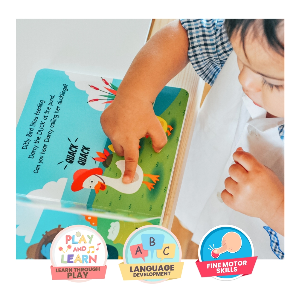LIBRO INFANTIL SONIDOS ANIMALES DE LA GRANJA (INGLÉS) MUSICAL DITTY BIRD - 4